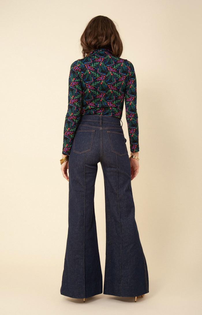 Hale Bob Lilou Jersey Turtleneck Top