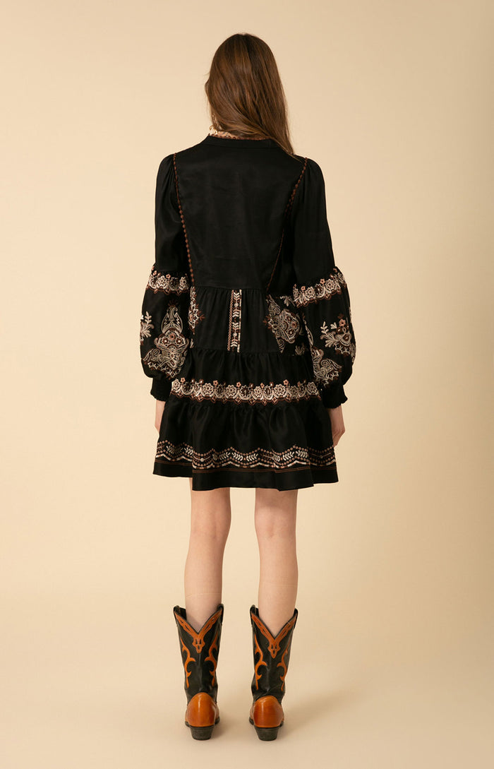 Hale Bob Lily Embroidered Dress