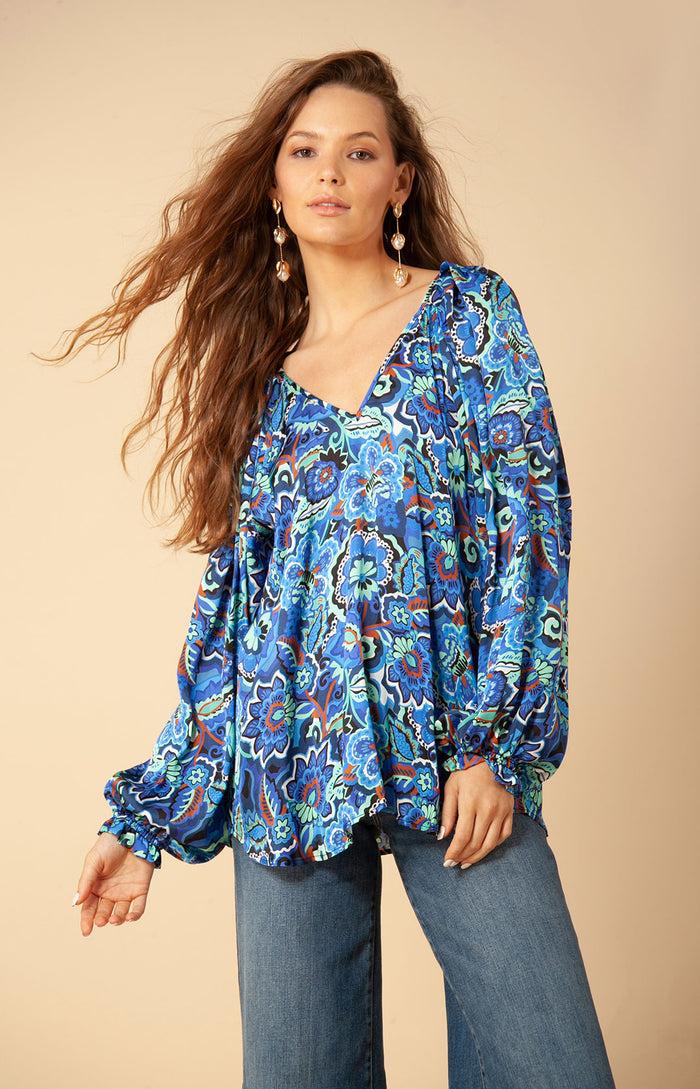 hale bob Liza Charmeuse Top