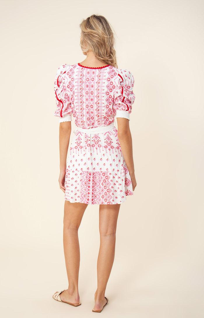 Hale Bob Logan Embroidered Dress