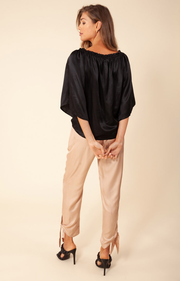 Hale Bob Lolita Solid Silk Top