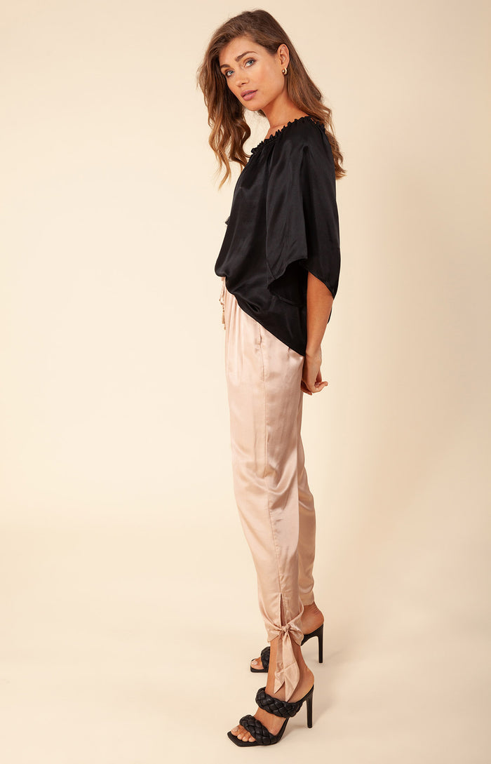 Hale Bob Lolita Solid Silk Top