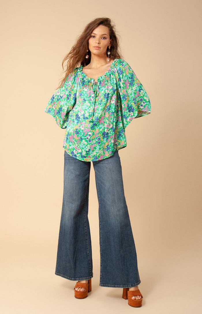 hale bob Lorra Washed Charmeuse Top