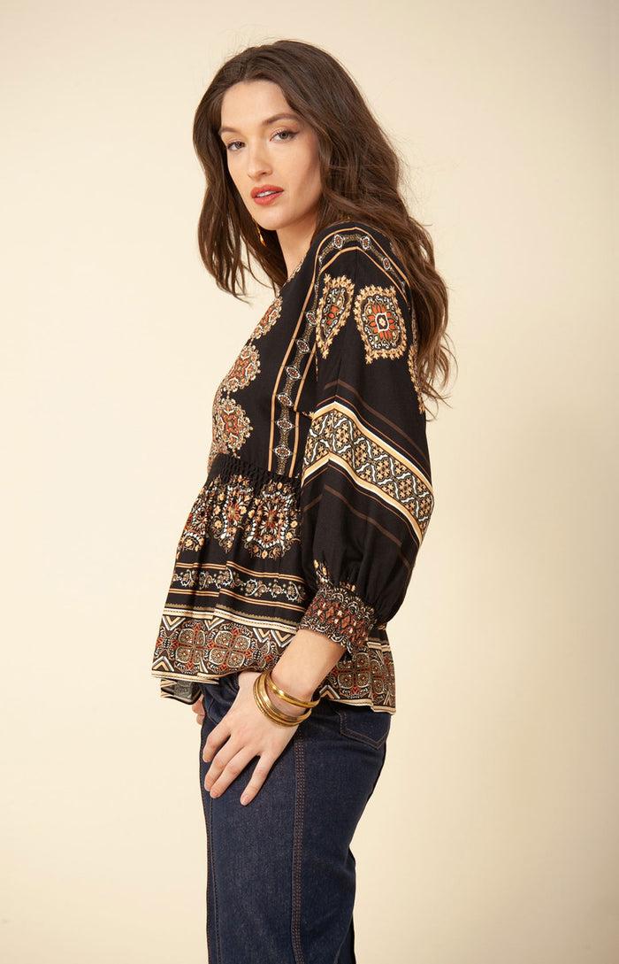 Hale Bob Lou Twill Top