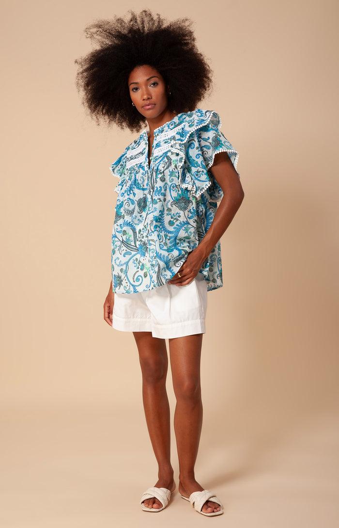 Hale Bob Luanne Swiss Dot Top