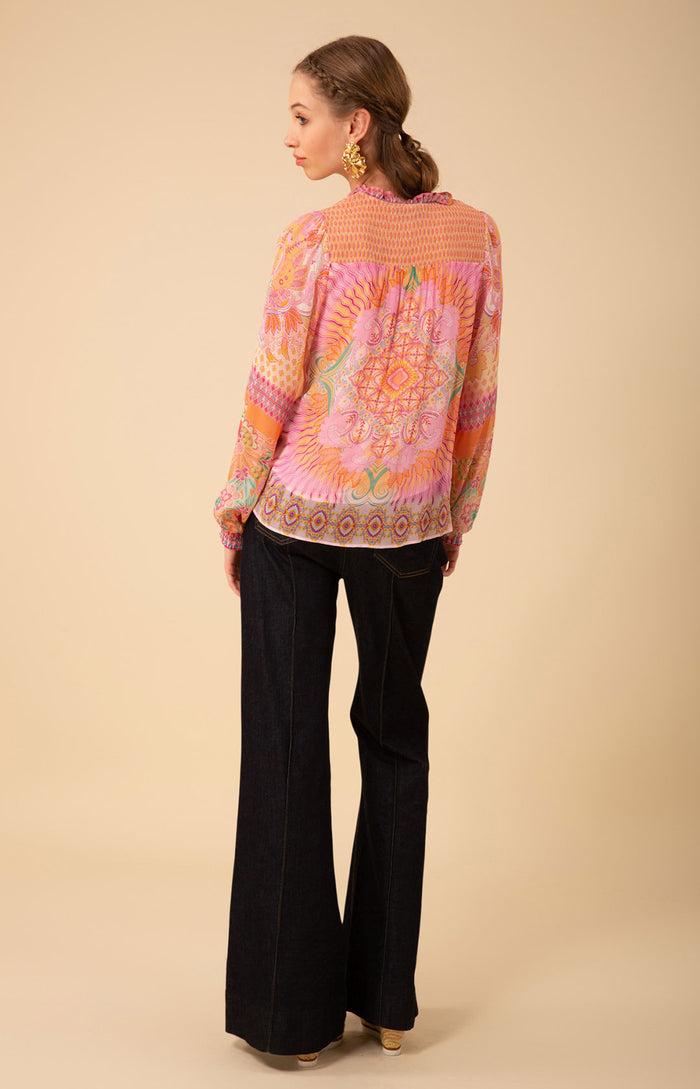 Hale Bob Lucia Chiffon Top