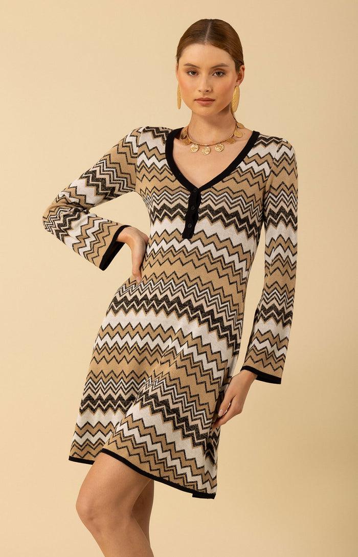Hale Bob Lylah Lurex Dress