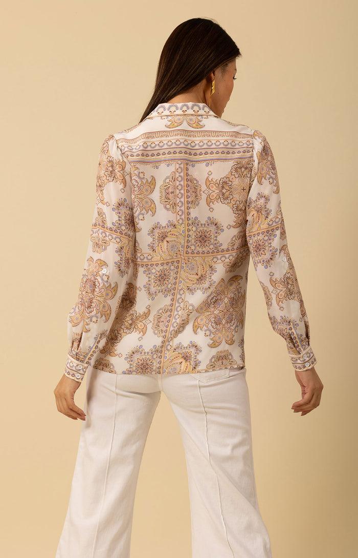Hale Bob Madilynn Silk Blouse