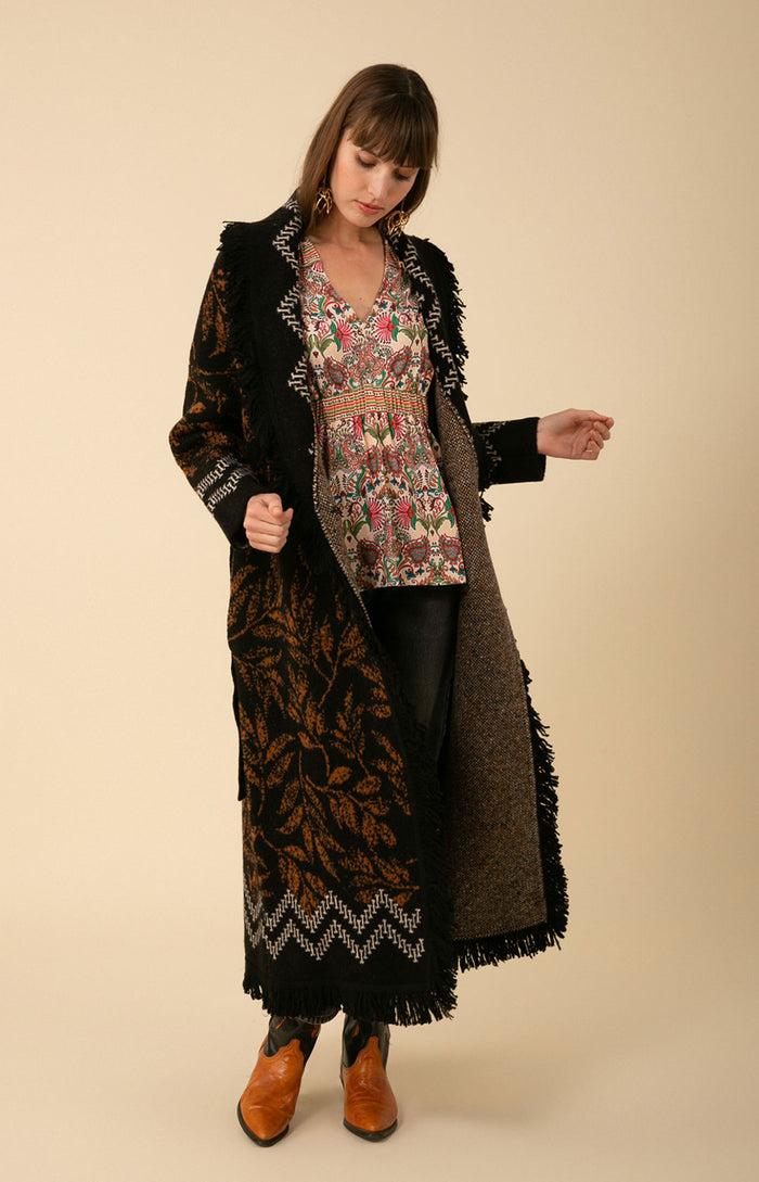 Hale Bob Maelle Fringe Midi Sweater