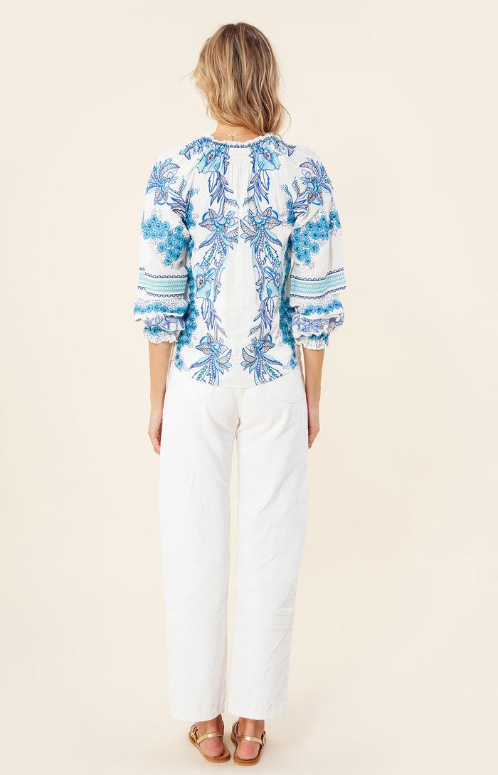 Hale Bob Mahina Embroidered Top