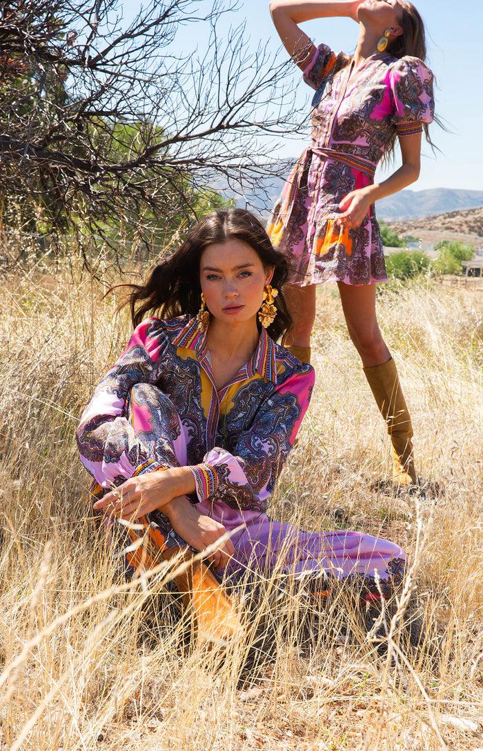 Hale Bob Makayla Twill Top