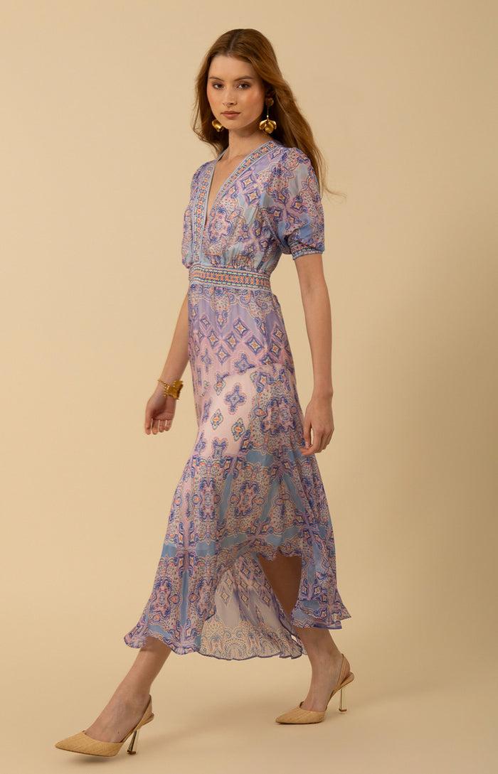 Hale Bob Malaya Chiffon Dress