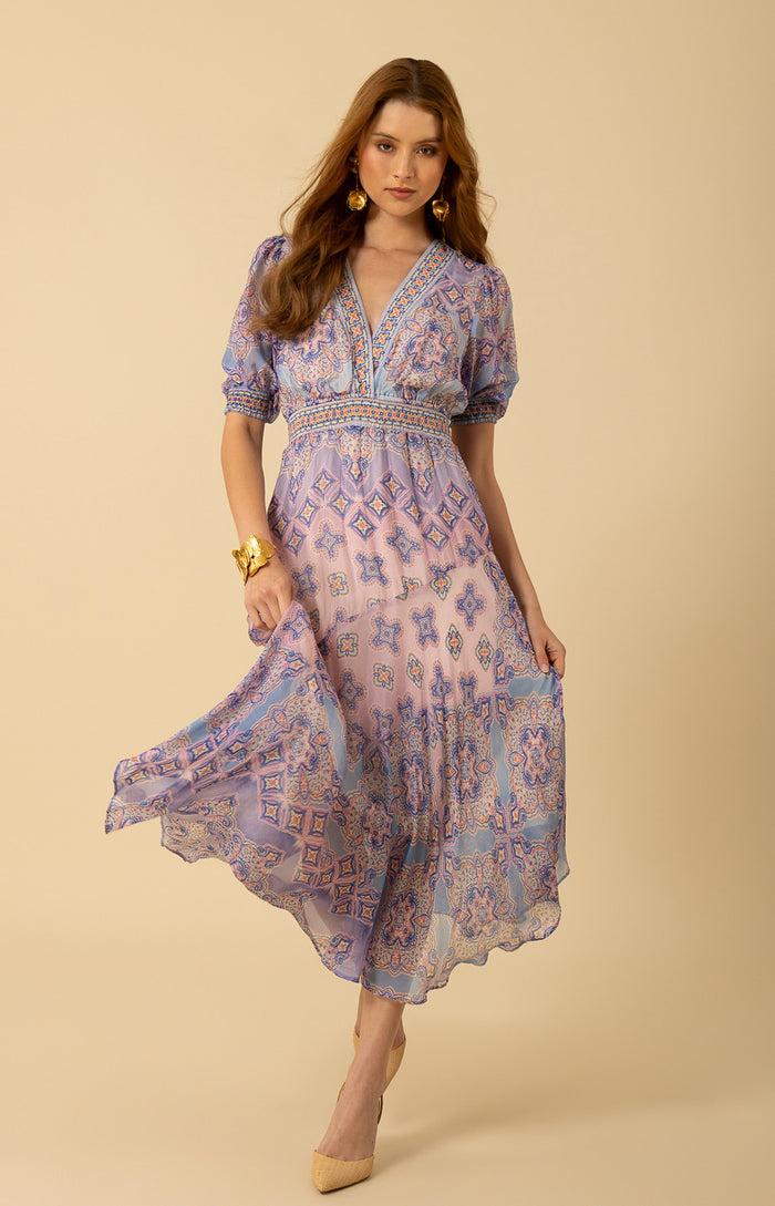 hale bob Malaya Chiffon Dress