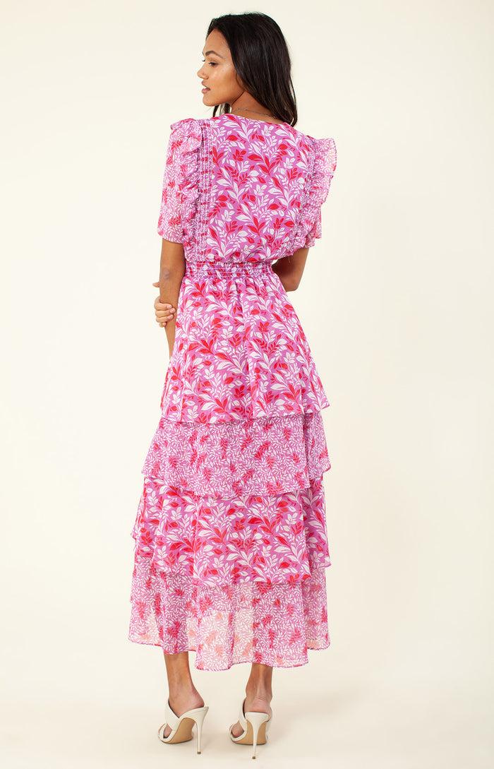 Hale Bob Marah Tiered Dress