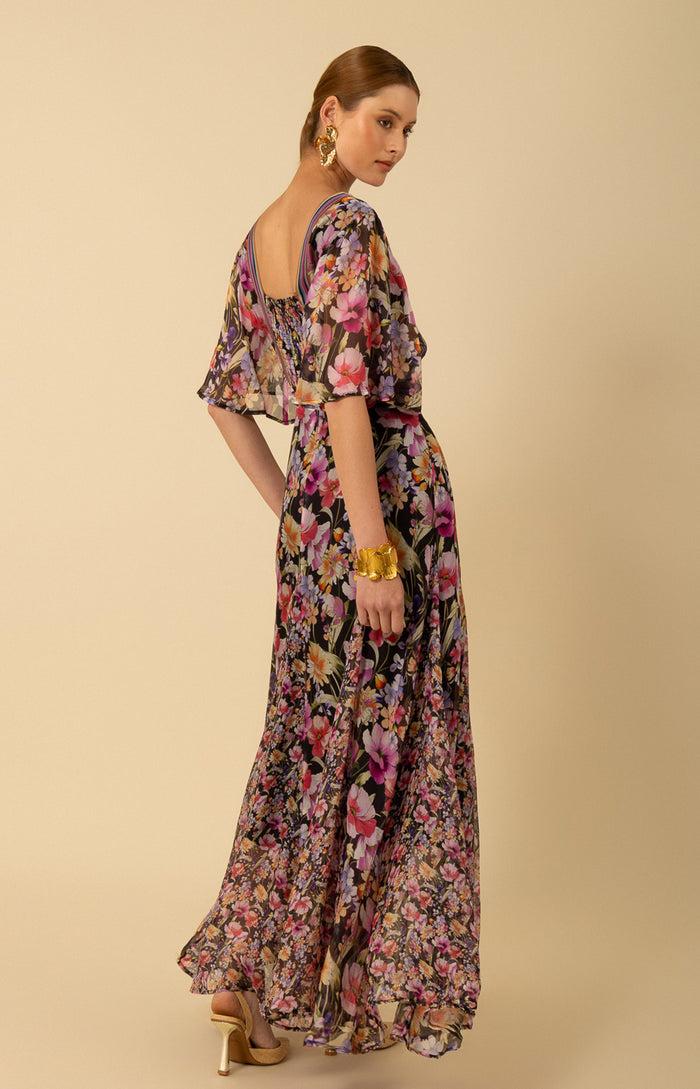 Hale Bob Mariam Chiffon Maxi Dress