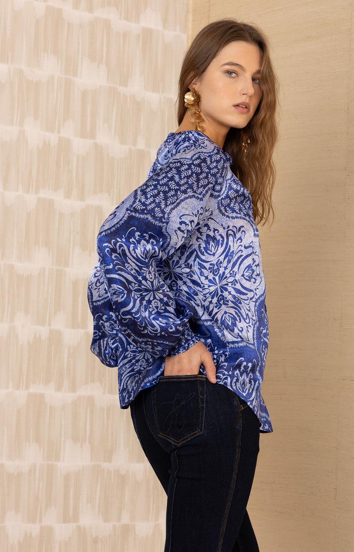 Hale Bob Marianna Silk Top