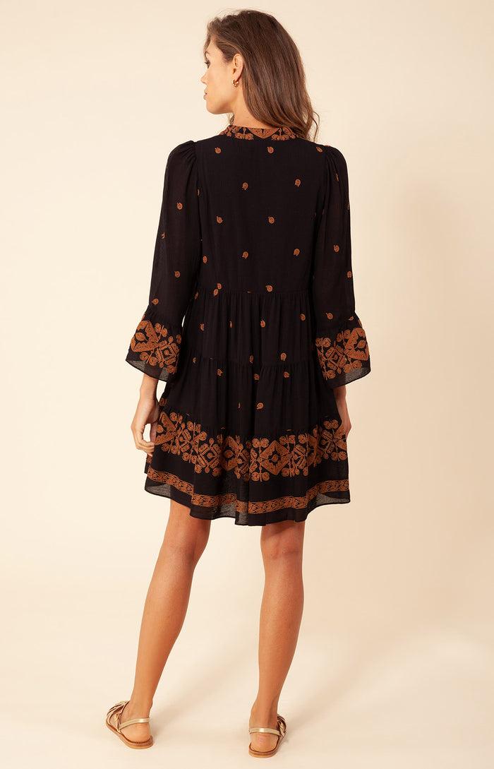 Hale Bob Marja Embroidered Dress