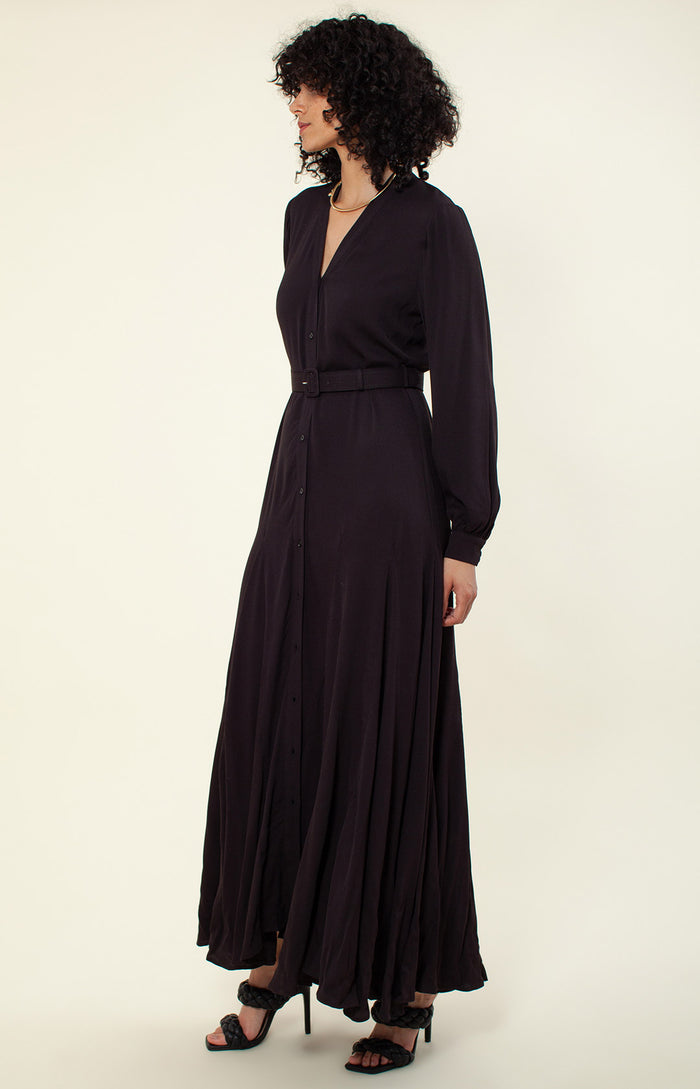 Hale Bob Marlena Solid Maxi Dress