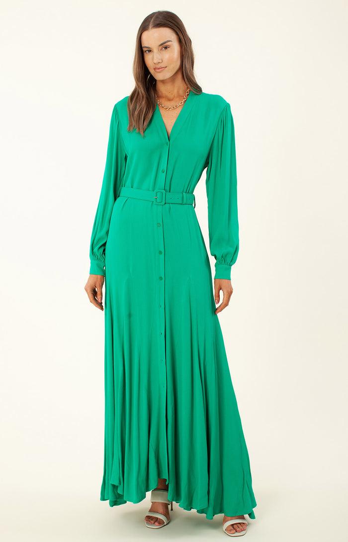 Hale Bob Marlena Solid Maxi Dress