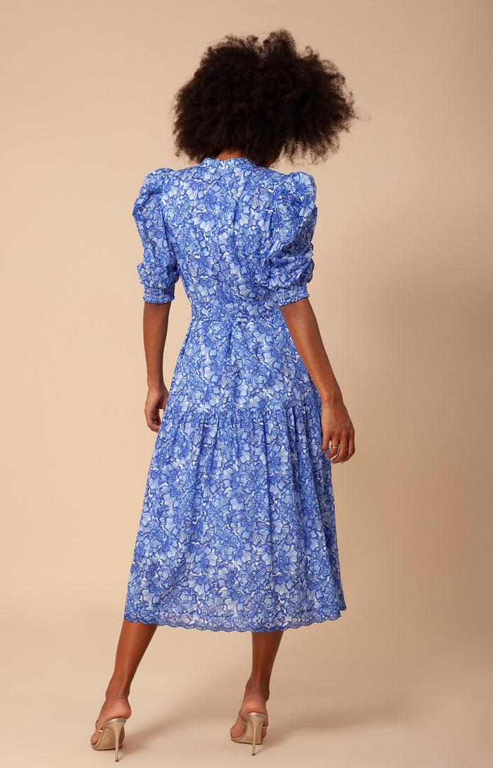 Hale Bob Matilde Voile Midi Dress