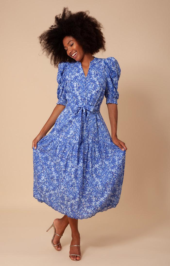 hale bob Matilde Voile Midi Dress
