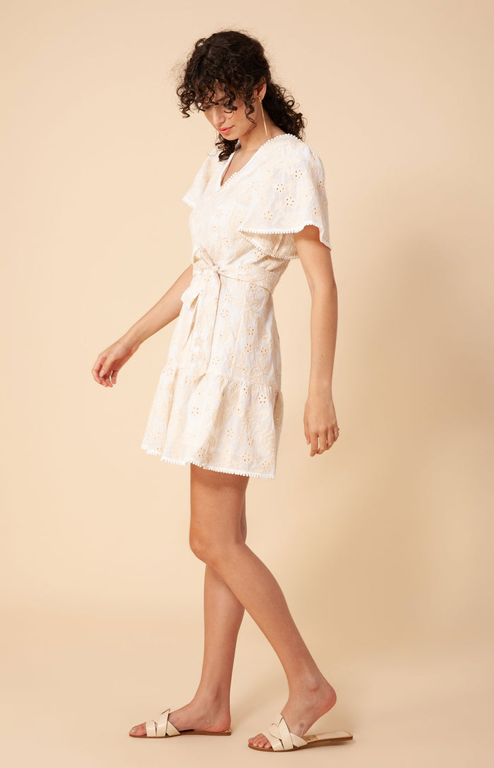 Hale Bob Mavis Embroidered Eyelet Dress