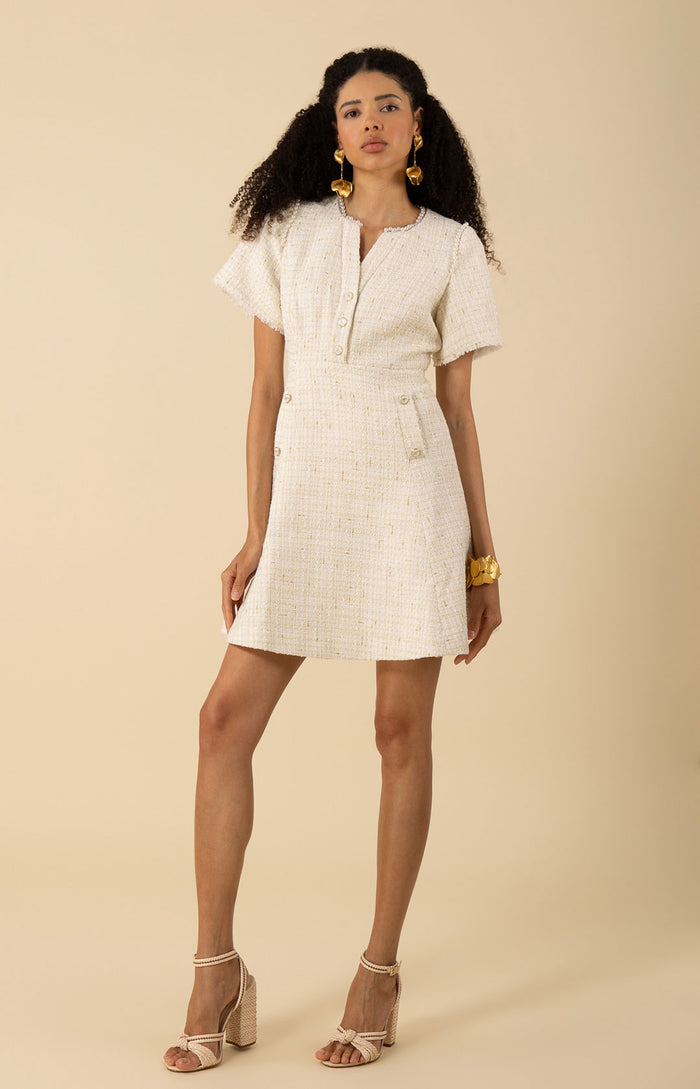 hale bob Maxine Boucle Tweed Dress