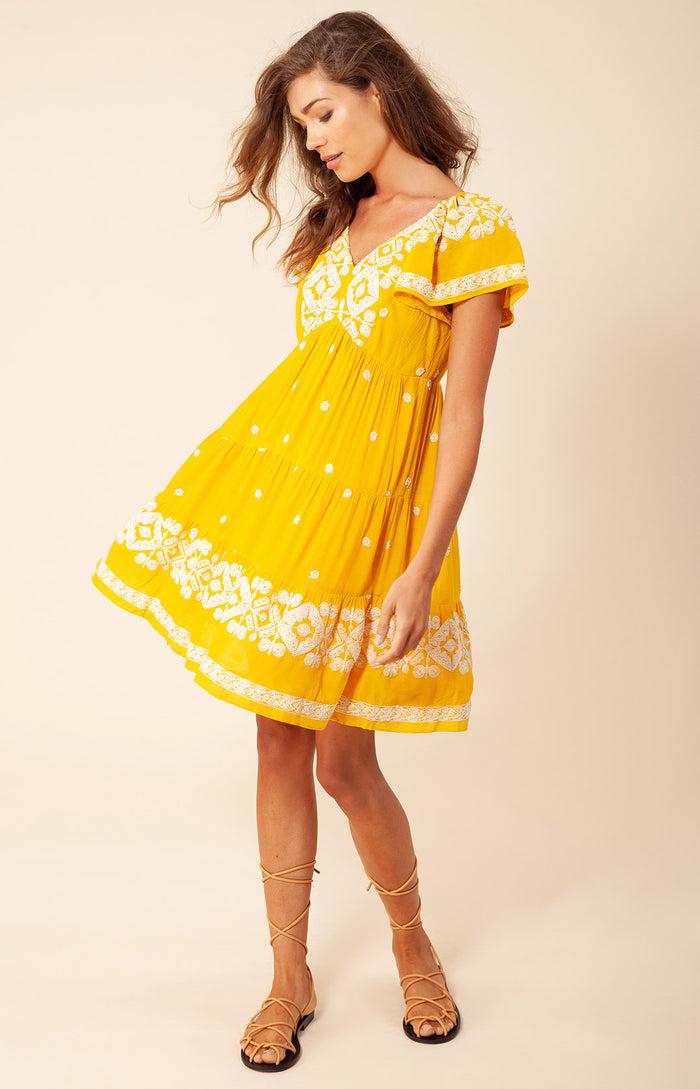hale bob Mena Embroidered Dress