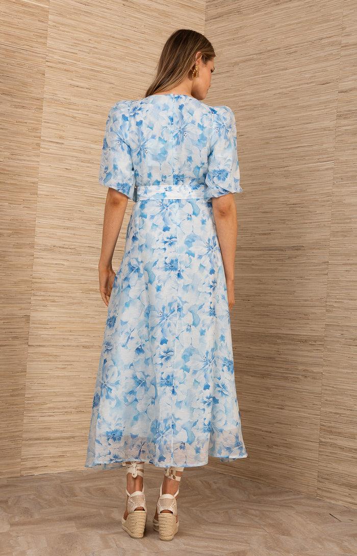 Hale Bob Mercy Organza Maxi Dress