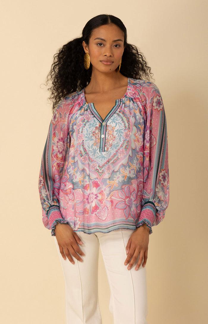 hale bob Michaela Chiffon Top
