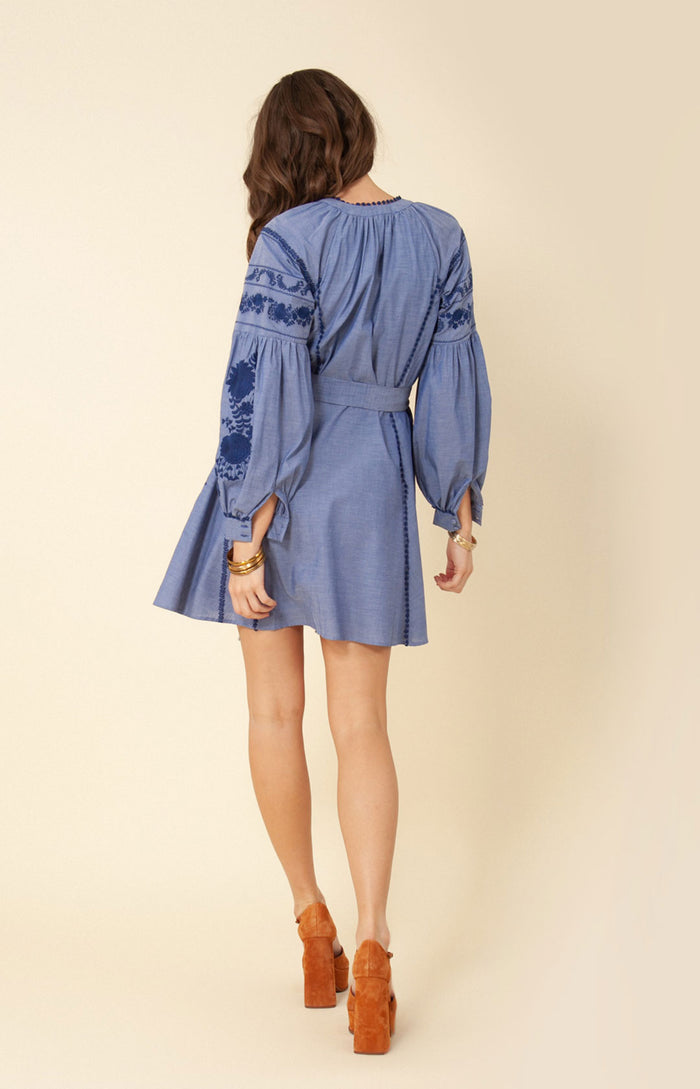 Hale Bob Mila Embroidered Dress