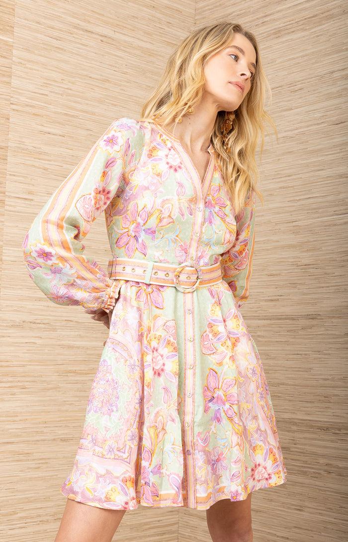 Hale Bob Miranda Linen Dress