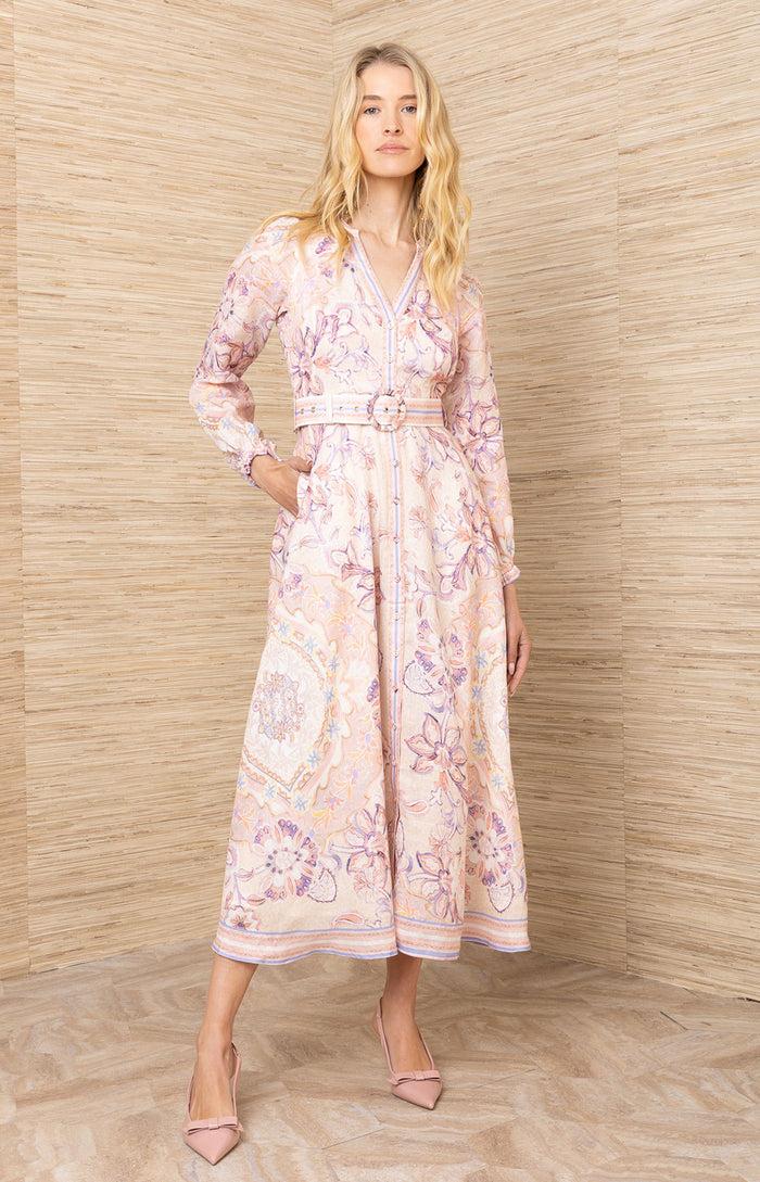 hale bob Miranda Linen Dress Maxi Dress
