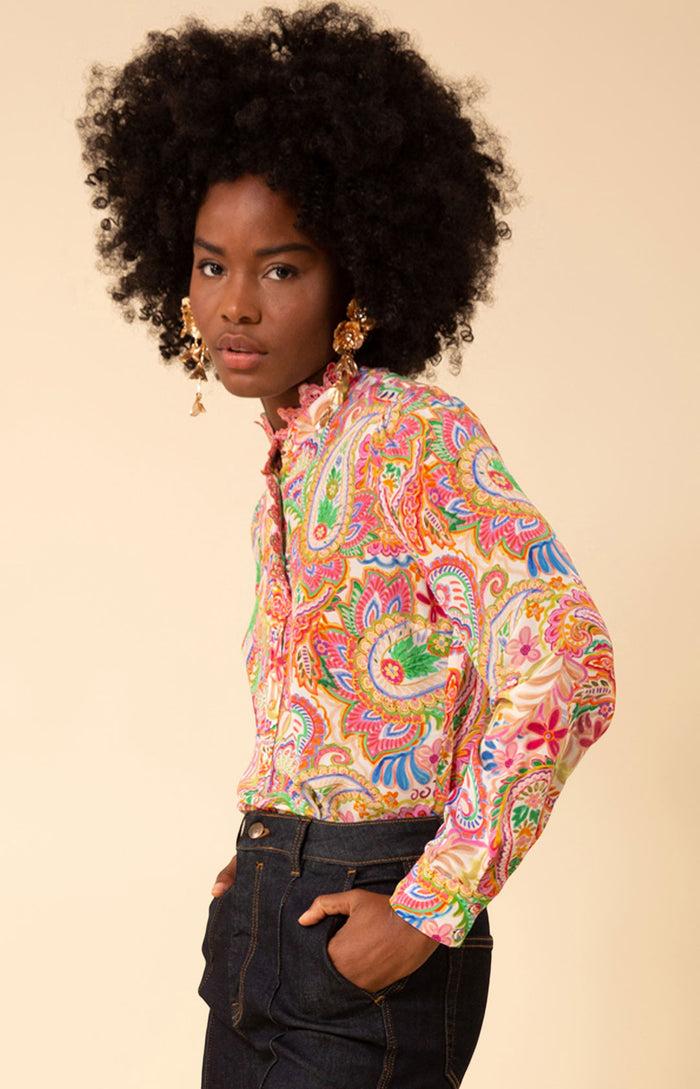 Hale Bob Molly Silk Top