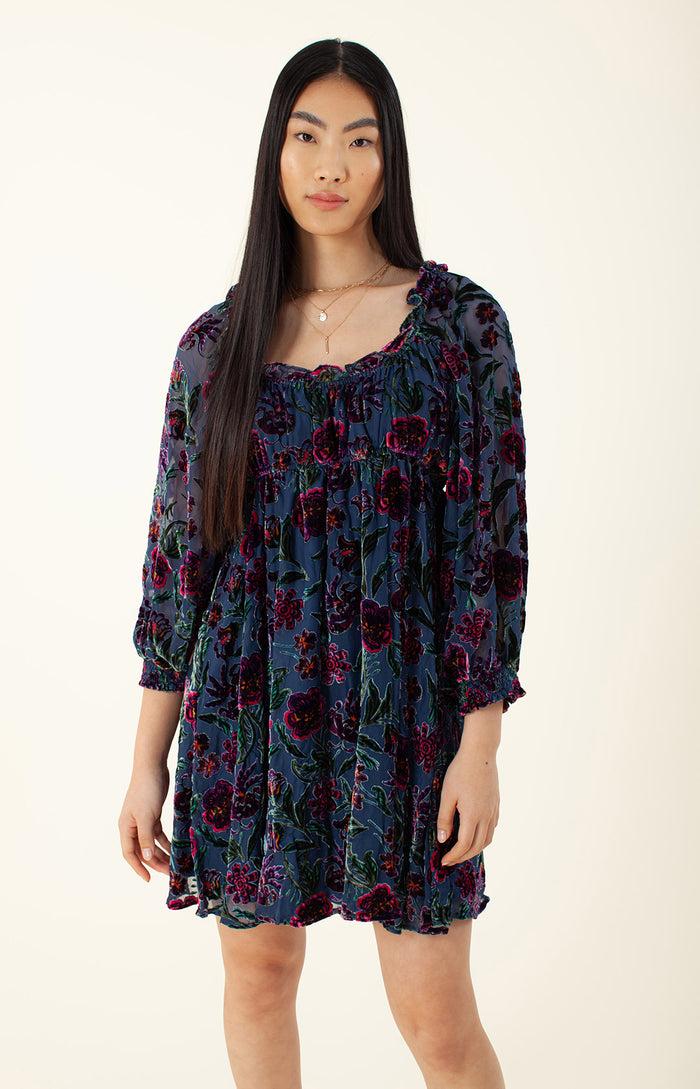 Hale Bob Narva Velvet Burnout Dress