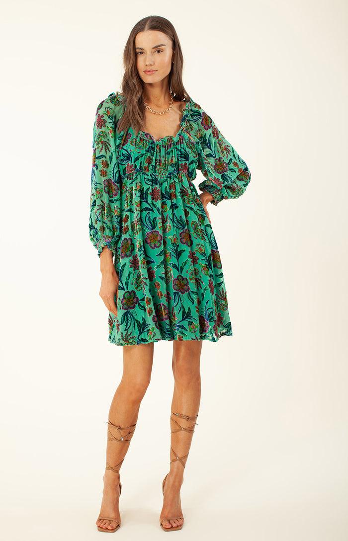 hale bob Narva Velvet Burnout Dress