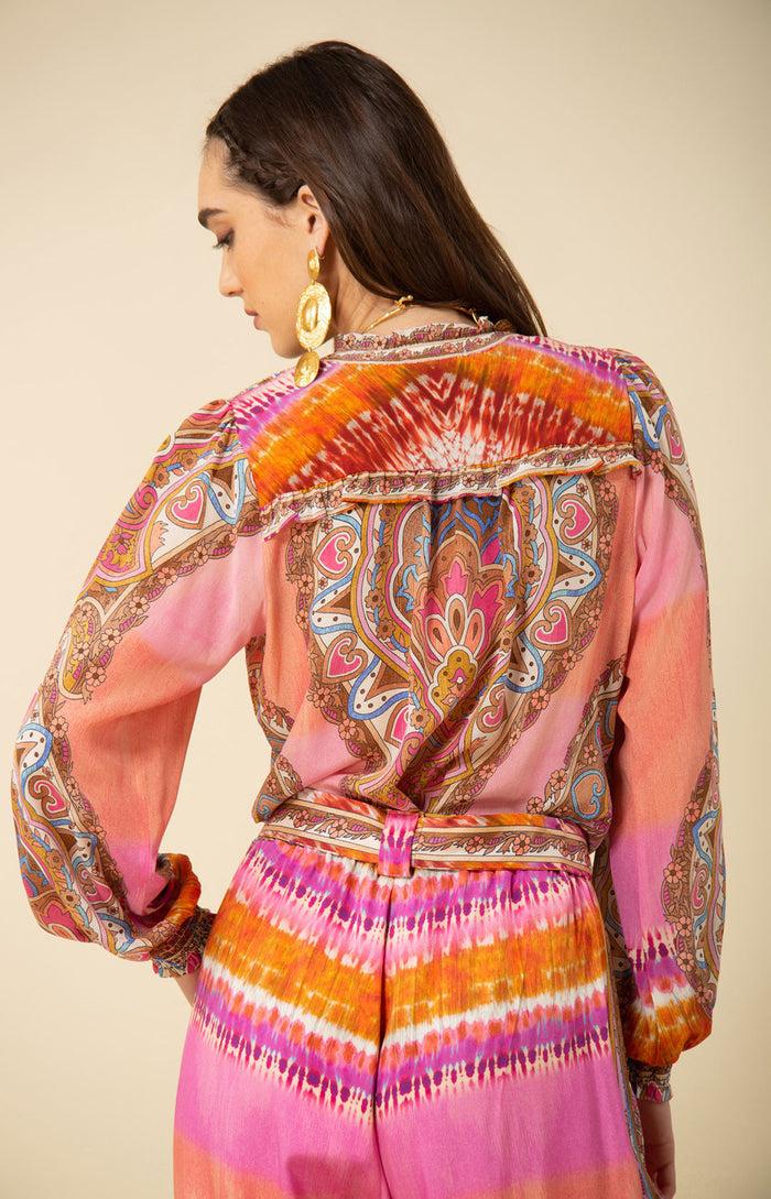 Hale Bob Natalia Silk Top