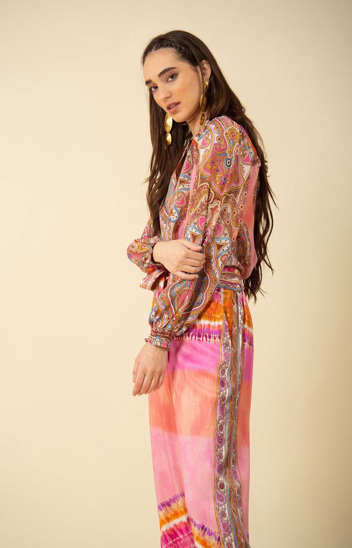 Hale Bob Natalia Silk Top