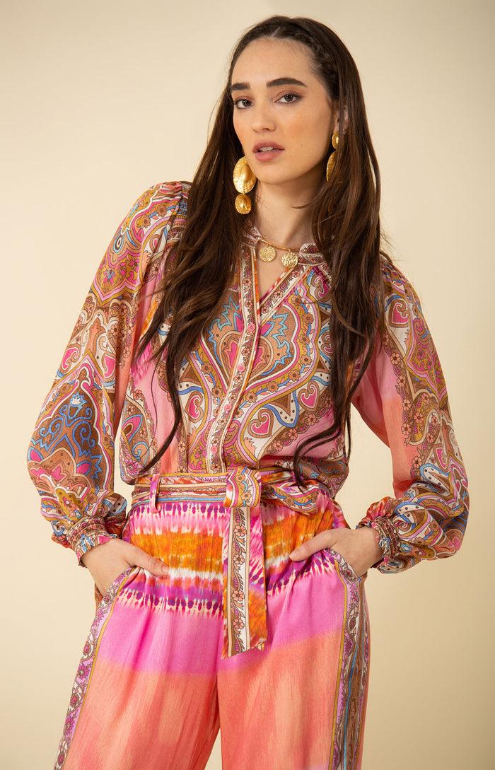 hale bob Natalia Silk Top