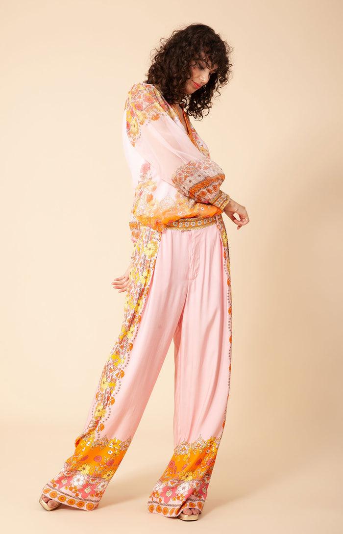 Hale Bob Nicola Silk Top Beaded