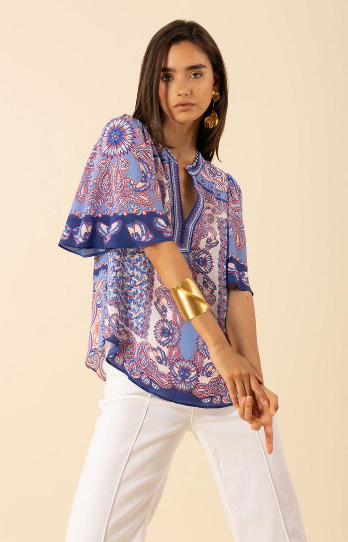 Hale Bob Novah Silk Top
