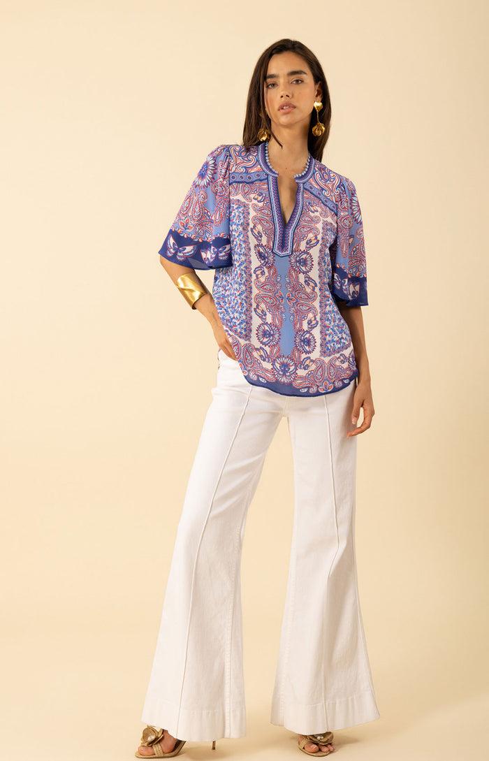 hale bob Novah Silk Top