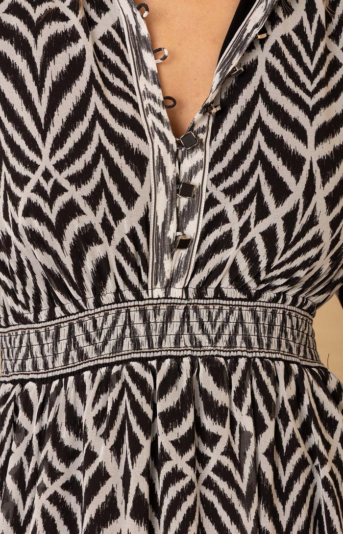 Hale Bob Nyra Chiffon Dress