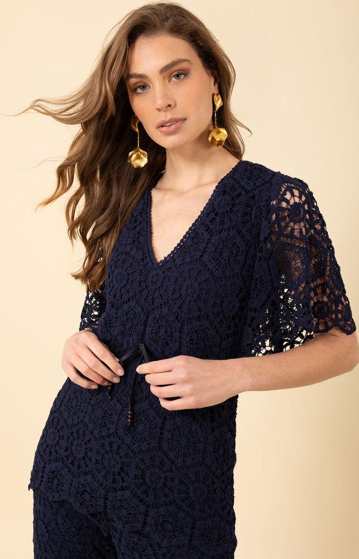 hale bob Oakleigh Crochet Top