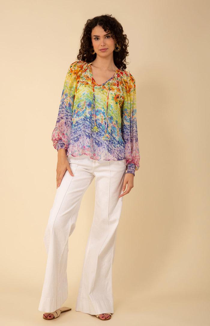 Hale Bob Octavia Chiffon Top