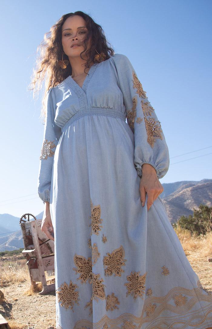 hale bob Paulina Embroidered Dress