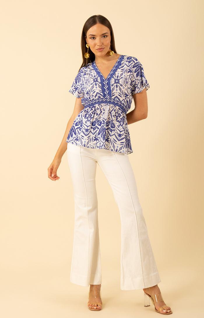hale bob Persephone Silk Top