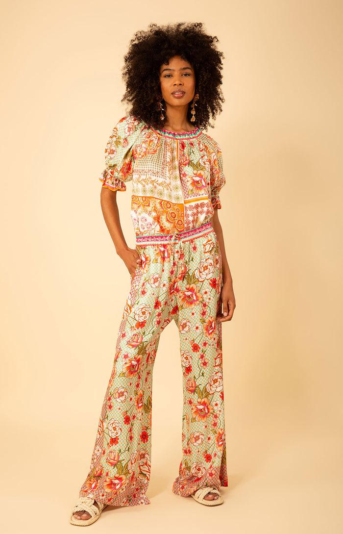 Hale Bob Raegan Washed Charmeuse Pant