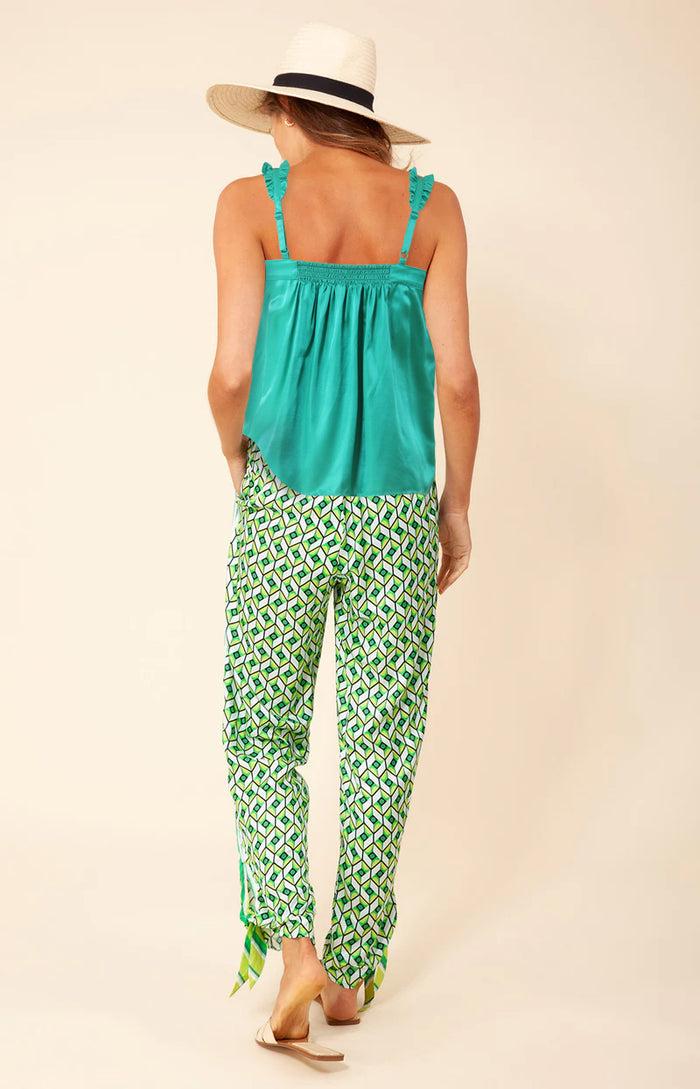 Hale Bob Rai Solid Silk Top