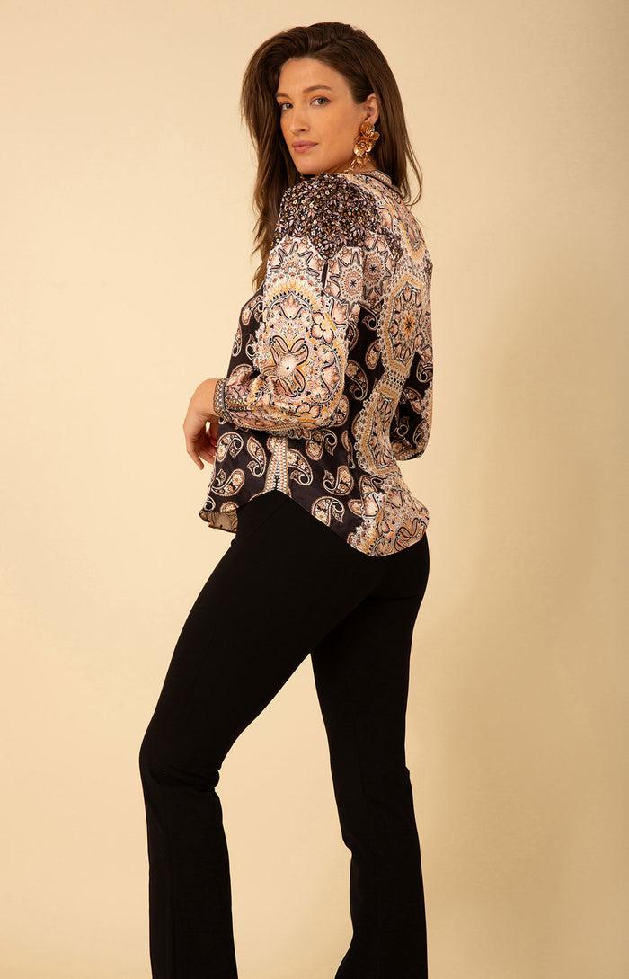 Hale Bob Raissa Pintuck Ponte Pant